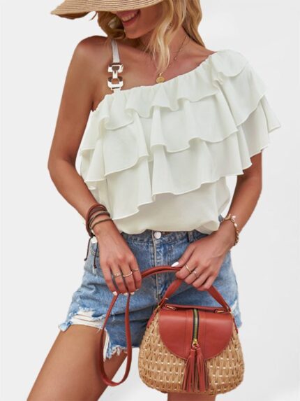 Stylish Ruffled Halter Top – Perfect for Summer and Elevating Your Look