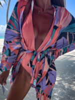 Printed Cardigan Kimono Bohemian Beach Dress