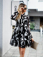 Graceful Chic Long-Sleeved Elegant Dress