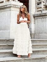 Multi-layer Mesh Cake Swing Skirt