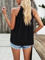 Casual Solid Color Sleeveless Top