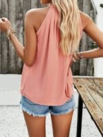 Casual Solid Color Sleeveless Top