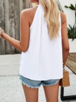 Casual Solid Color Sleeveless Top