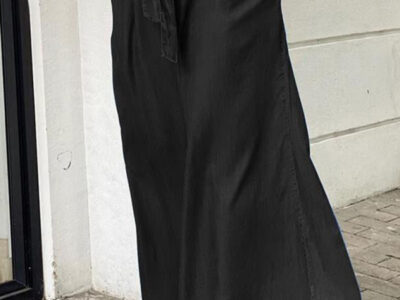 High-Waisted Denim Maxi Skirt | Casual and Stylish Plus-Size Elegance