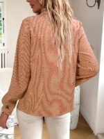 Striped Long-Sleeved Blouse