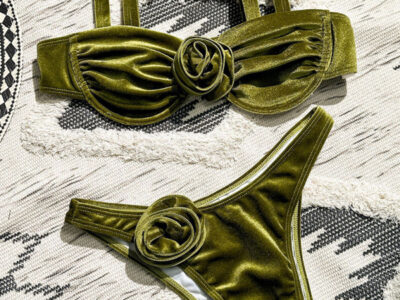 Retro 3D Flower Bikini- New Fashion for a Sexy Look