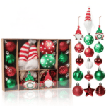 32pcs Christmas Ball Toys Ornament Xmas Tree Hanging Pendants Christmas Decorations For Home