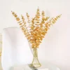 10pcs Decorative Artificial Golden Flowers – Wedding Decoration, Flower Arrangement for Living Room Decor