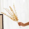 10pcs Decorative Artificial Golden Flowers – Wedding Decoration, Flower Arrangement for Living Room Decor