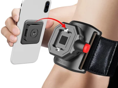 Armband Phone Holder – Universal Quick Mount Sports Wristband for Running, Hiking, and Fitness, Mobile Phone Support for iPhone and Samsung