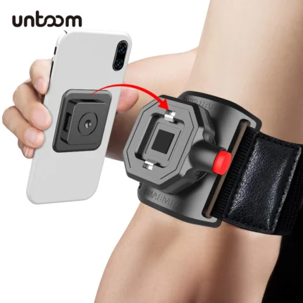 Armband Phone Holder – Universal Quick Mount Sports Wristband for Running, Hiking, and Fitness, Mobile Phone Support for iPhone and Samsung