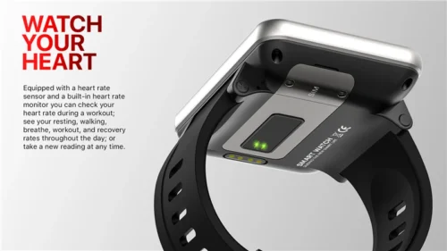 DM100 4G Smart Watch, 2.86-Inch Display, 3GB RAM, 32GB Storage, GPS, Android 7.1 OS