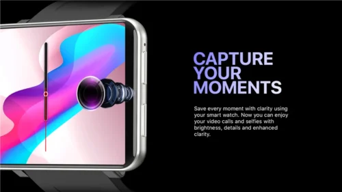 DM100 4G Smart Watch, 2.86-Inch Display, 3GB RAM, 32GB Storage, GPS, Android 7.1 OS