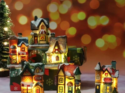 Christmas House Light Decorations – Home Ornaments, Kids Xmas Gift, New Year, Navidad Bedroom Night Light