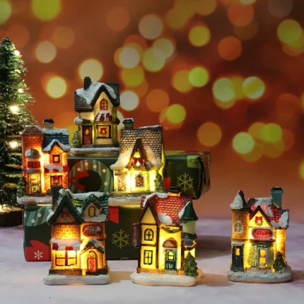 Christmas House Light Decorations – Home Ornaments, Kids Xmas Gift, New Year, Navidad Bedroom Night Light