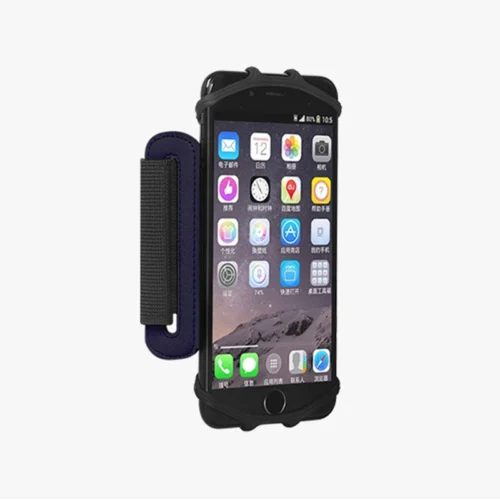 Outdoor Sports Phone Holder Armband, Adjustable Wrist Strap Bracket for Running, Cycling, and Gym