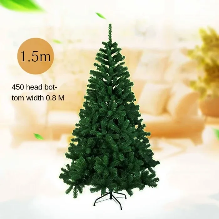 Christmas Artificial Tree – 1.2/1.5/1.8/2.1/2.4m Simulation Decor, Bare Encryption, Navidad & Festival Party Supplies