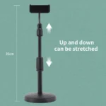 Strong Bearing Phone Holder Tripod – Hands-Free Adjustable Desktop Stand Bracket for Livestreaming