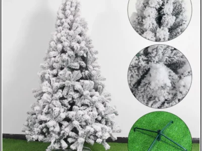 Simulation Artificial Cedar Christmas Tree – 0.6-3m PE with Snow Flocking for Decoration- Beautiful Christmas Trees Heights 10ft-2ft