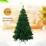 Christmas Artificial Tree – 1.2/1.5/1.8/2.1/2.4m Simulation Decor, Bare Encryption, Navidad & Festival Party Supplies