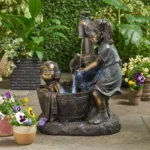 Exterior Horticultural Decor - Tiki Figurines and Decorative Figures for Backyard Gardening and Outdoor Fairy Decorations