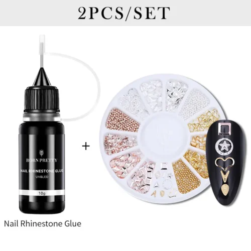 High-Quality BORN PRETTY Nail Rhinestone Glue – Strong Adhesion for Stunning Nail Art