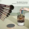 Automatic Electric Makeup Brush Cleaner – 3-in-1 Portable Eye Shadow Brush Holder, Stand, and Dryer for Women, Beauty Makeup Tools