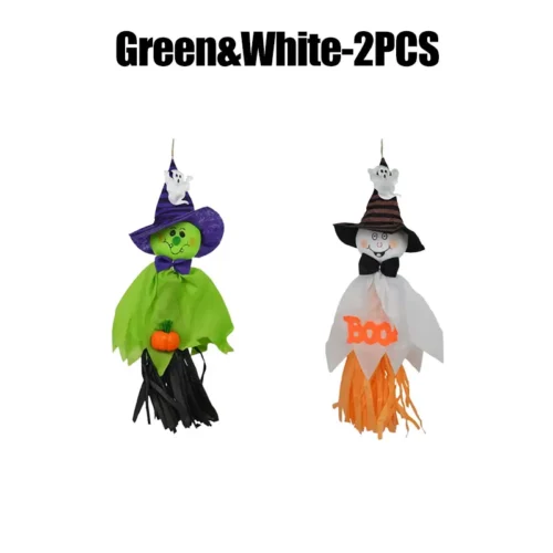 Cloth Paper Halloween Hanging Ornaments – Festival Supplies with Ghost and Pumpkin Design, Fluttering Charm Pendant Gift - Image 19