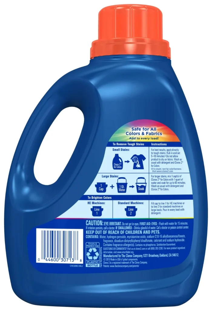 2 for Colors Stain Remover and Laundry Additive – Bleach-Free, Original Formula, 88 Fluid Ounces, Removes 3X More Stains