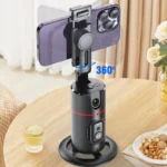 Smart Facial Tracking Stabilizer with Removable Fill Light | Wireless Phone Stand & Selfie Stick Tripod for Live Streaming