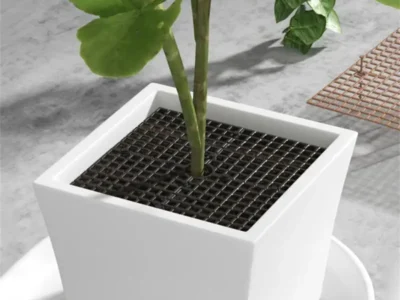 Soil Splatter Plant Pot Protector | Flower Pot Grid Cover for Plant Protection and Pet Repellent