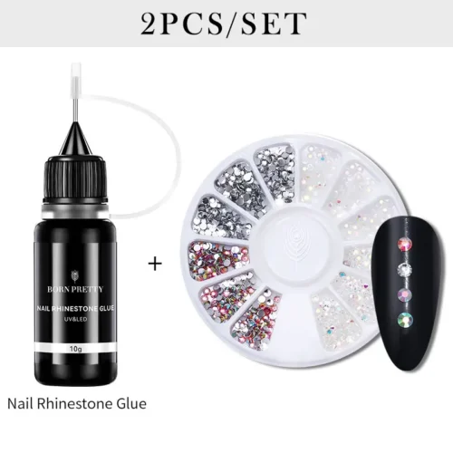 High-Quality BORN PRETTY Nail Rhinestone Glue – Strong Adhesion for Stunning Nail Art