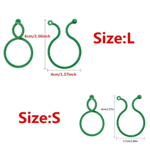 Plant Support Bands | Garden Vine Strapping Clips in S/L Sizes
