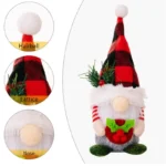 1pc Christmas Gnome Plush Decorations Christmas Faceless Gnome Santa Doll Xmas Tree Hanging Elf Gnomes Decor For Christmas