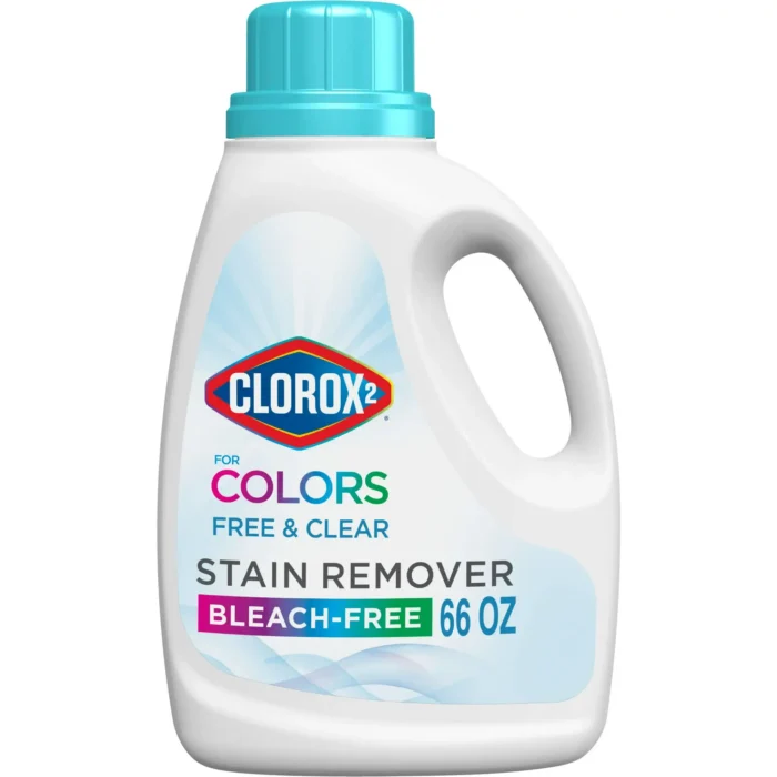 2 for Colors Stain Remover and Laundry Additive Free and Clear Bleach Free for Sensitive Skin Powerful Stain Remover