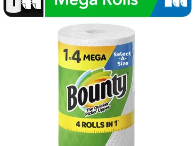 Select-A-Size Paper Towels Mega Rolls – White, 180 Sheets Per Roll, 1 Count, Bounty Paper Towels Available