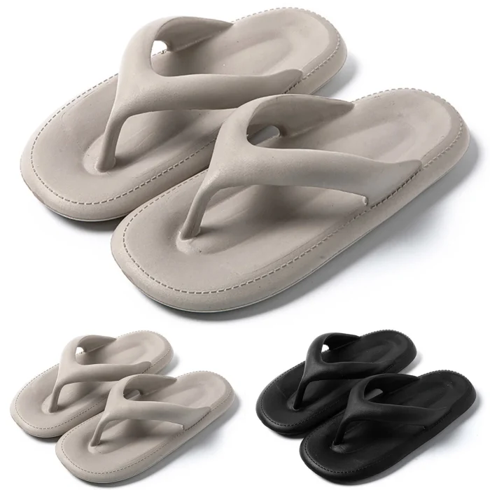 Men's Summer Flip Flops - New Pattern, Wide Sizes up to 14, Rubber Flip Flops Size 9, Memory Foam Comfort