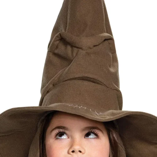 Fashion Movies Witch Wizard Hat – Leather Sorting Hat for Halloween Party Props - Image 4