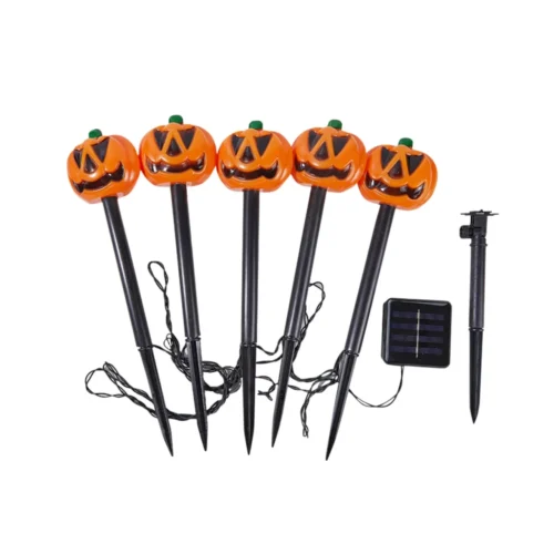 Solar-Powered Halloween Pumpkin Lights – Creative Waterproof Outdoor Garden and Courtyard Decoration for Spooky Atmosphere - Image 2
