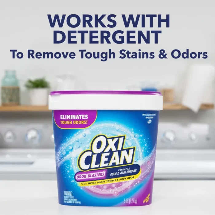 Odor Blasters Versatile Odor and Laundry Stain Remover Powder – For Clothes, Removes Stains and Neutralizes Odors, Leaves Clothes Extra Clean