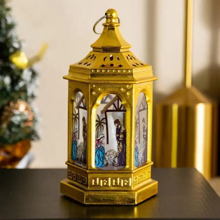 Christmas Jesus Lantern Wind Lights – Merry Christmas Home Decoration, Natal Navidad