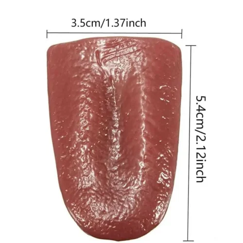 Halloween Decoration Funny Fake Tongue - Kids Birthday Party Magic Show Prop Prank Toy for Boys - Image 2