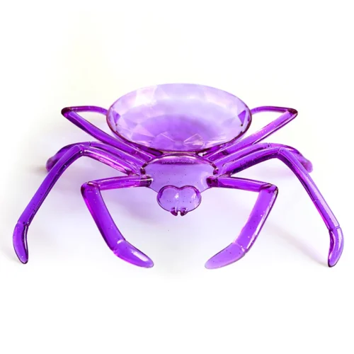 1PC Glitter Plastic Spider Tray – Candy, Biscuit, Snacks, Fruit Serving Tray - Image 4