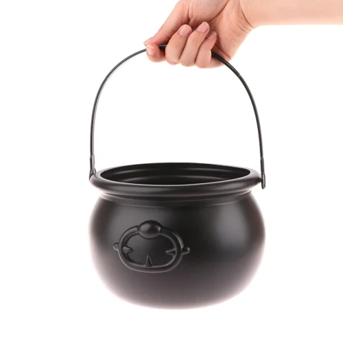 Large Wizard Witch Cauldron Decoration Prop – Halloween Table Centerpiece - Image 3