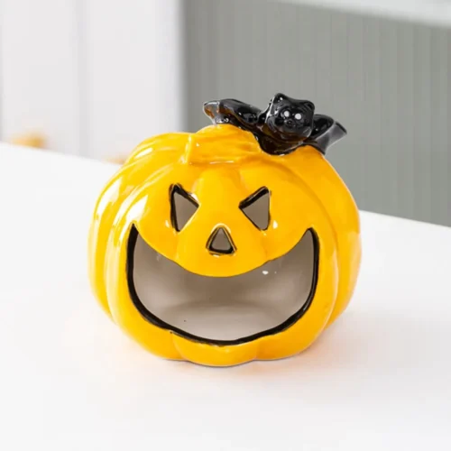 Cute Ghost Candlestick Halloween Decoration – Candy Storage, Desktop Ornaments, and Atmosphere Enhancer - Image 8