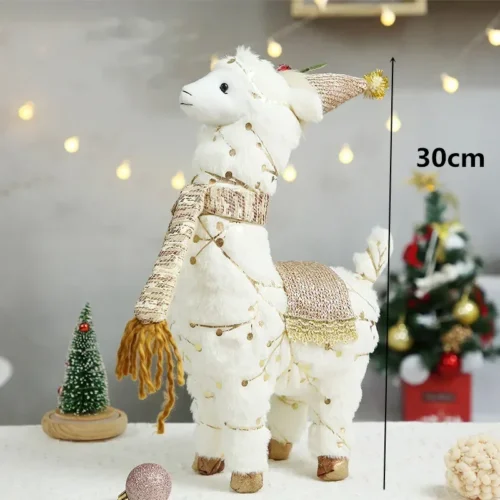 Christmas Dolls – Santa Claus, Snowman, and Elk Figurines, Xmas Tree Ornaments, Holiday Gifts for Kids, Christmas Decorations