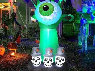 Halloween Ghost Claw with Eyeball Inflatable