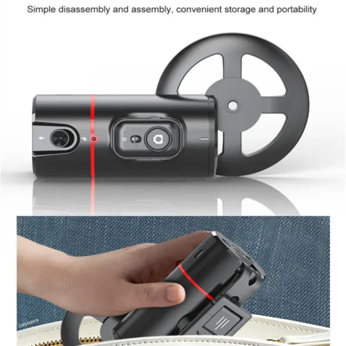 COOL DIER 360° Gimbal Stabilizer, AI Auto Tracking, Desktop Smartphone Stabilizer with Remote Control