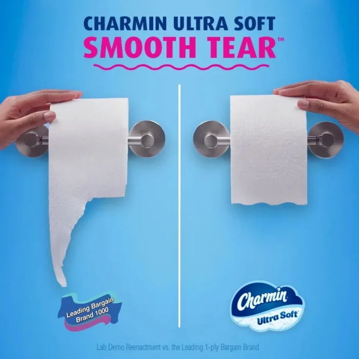 Charmin Ultra Soft Toilet Paper 24 Super Mega Rolls, 336 Sheets per Roll, 8064 Total Sheets