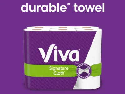 Signature Cloth Paper Towels 6 Double Rolls Soft and Strong Like Cloth and Cleans Choose the Right Sheet Size for Any Task